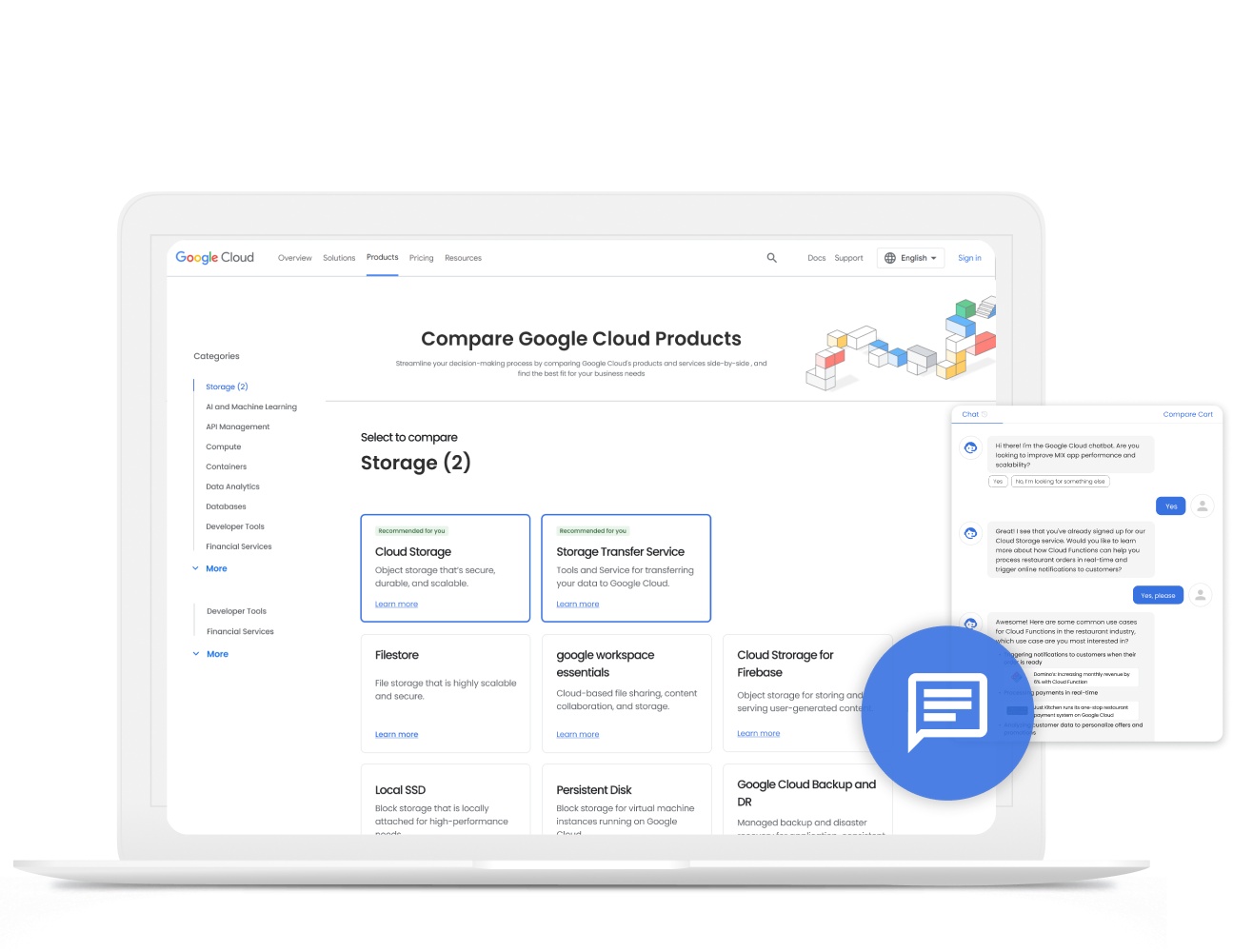 Google Cloud product discovery project
